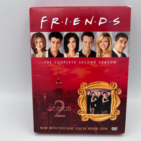 DVD Friends - The Complete Second Season 4-Disc Set 2002 - Picture 1 of 7